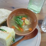 カマクラ 24セッキ - ランチのサンドイッチ　やさしさ満点