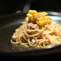 日本のイタリア料理店 sai - 三河鶏ラグーと とうもろこしのソース☆