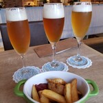 蔵味珈琲 - ビアフライトセット 1200円