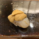 鮨 かんび - 唐津の赤雲丹とアオリイカ