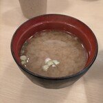 Tendon Tenya - みそ汁