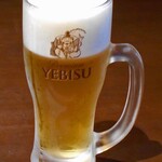 Kurano Mukou - 生ビール（エビス樽生）