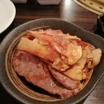 SATOブリアン - 松茸入りヒレすきwithつまんでご卵(らん)