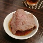 SATOブリアン - リブ芯with大根おろし