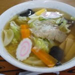 新正食堂 - 五目中華そば@650円全景！