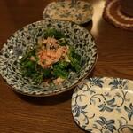 酒菜坊 橋蔵 - 菜花からし和え