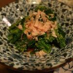 酒菜坊 橋蔵 - 菜花からし和え　ズームアップ