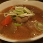 酒菜坊 橋蔵 - もつ煮込　ズームアップ