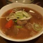 酒菜坊 橋蔵 - もつ煮込　ズームアップ