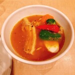 スープカレー syukur - ポーク角煮と野菜のスープカレー