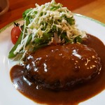 hide’s dining 遊 - 隠れた名物、超肉肉しいハンバーグ