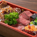 Sumibi Shichirin - 赤身ステーキとカルビのハーフ&ハーフ