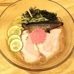 福島壱麺 - 【季節限定】秋刀魚の冷やし塩そば　850円