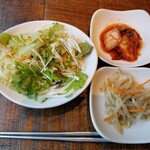 炭火焼肉・韓国料理 KollaBo - サラダ、キムチ、ナムル
