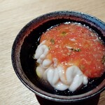 霜止出苗 - 真鱈の白子のトマトソース