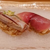 鮨 石島 - しめさば、アジ