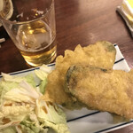 立ち呑み くにし - ピーマン肉詰め天ぷら