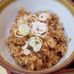 幸楽 - ざるそば＋味噌まぜ御飯