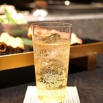 西麻布 焼肉 X - サントリー白州のダブルのハイボール