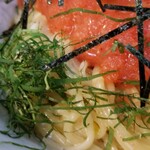 塩そば専門店 桑ばら - 冷やしクリーム明太子和えそば