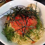 塩そば専門店 桑ばら - 冷やしクリーム明太子和えそば