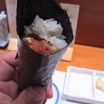 鮨 おさむ - トロ鉄火手巻き