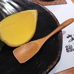 鮨 おさむ - 甘夏ゼリー