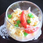 トマトのババロア