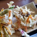 大磯大衆食堂 えびや - 野菜かき揚げ2020.08.18