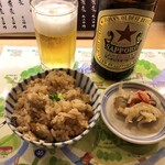 音威子府TOKYO - 常温の麦酒。グラスはキンキン（汗）