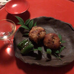 玄 - 蕎麦の実入り鰻山芋揚げ