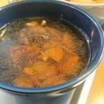 cafe OGU1 - ニンジンとメカブのスープ