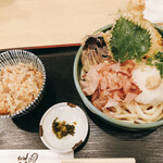 うどん ゆきの - 天おろし定食