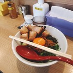 麺屋こころ - 肉入り台湾まぜそば(大蒜なし)