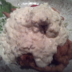 Japanese Dining ゑびすダイニング - タルタルでから揚げが見えない(笑)