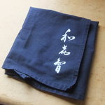 鮨菜 和喜智 - 2012/06　ひざかけ。