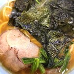 がんこ亭 - 板海苔を移動した丼顏