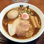 自家製麺 ラーメン創房 忠虎 - サンマ節冷麺　煮玉子つき