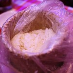 タイ料理 THAI-キチ - プニムパッポンカレー+もち米