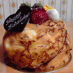 アトリエ　ル・クール - バナナクレープケーキ？