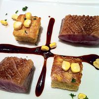ル レストラン マロニエ - 肉料理、鴨胸肉のローストです。