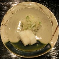 三平 - あこう鯛粕漬焼 1000円 の香の物