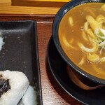 本格手打 いわしや - 夏はカレーやね。おむすびダイブで、２度おいしい。