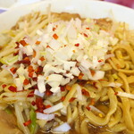 ラーメン二郎 - 白ネギ投下～♪
