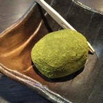 牛たん炭焼 利久 - デザートの抹茶餅