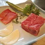 鉄板焼き 七里ガ浜 - 鹿児島産A3等級サーロインステーキ