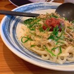 手打ち蕎麦 松庵 - しそ梅冷製うどん！　