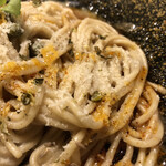 Japanese Soba Noodles 蔦 - パルミジャーノ、青山椒