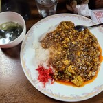 中華厨房肴や TOSHI - 四川麻婆豆腐ご飯(880円)です。