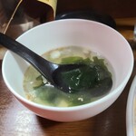 中華厨房肴や TOSHI - セットのスープです。